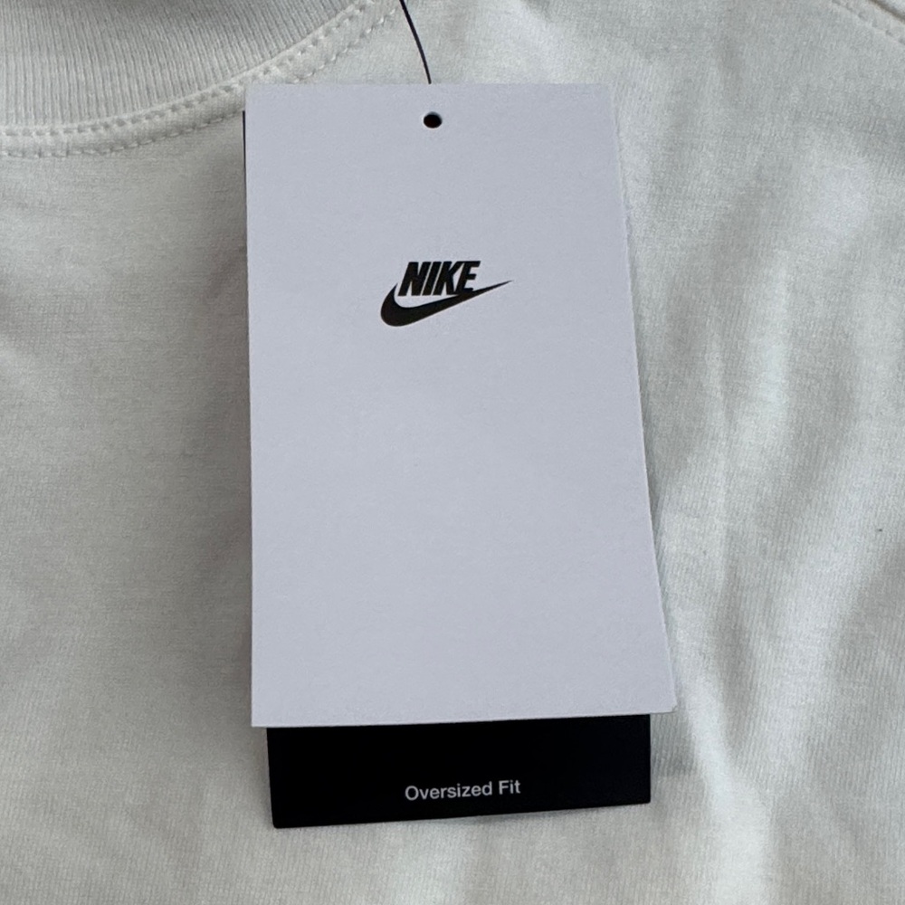 Nike White Tee with Rhinestone Script - Picture 2 of 6